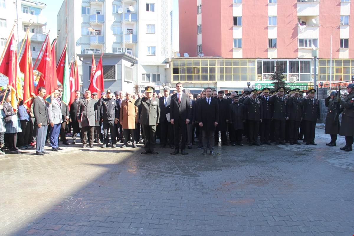 DOĞUBAYAZIT'TA 18 MART ŞEHİTLERİ ANMA TÖRENLERİ