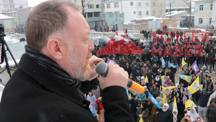 HDP EŞ GENEL BAŞKANI SEZAİ TEMELLİ DOĞUBAYAZIT'TA