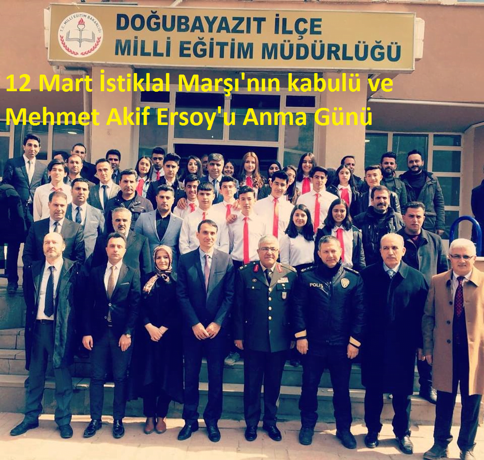 12 Mart İstiklal Marşı'nın kabulü ve Mehmet Akif Ersoy'u Anma Günü