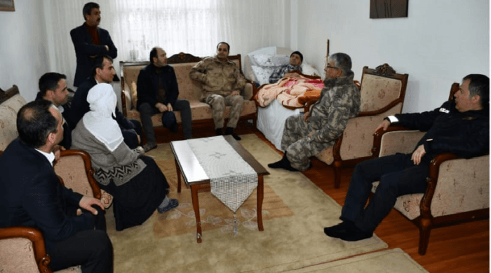 ŞEHİT AİLESİNE ZİYARET.