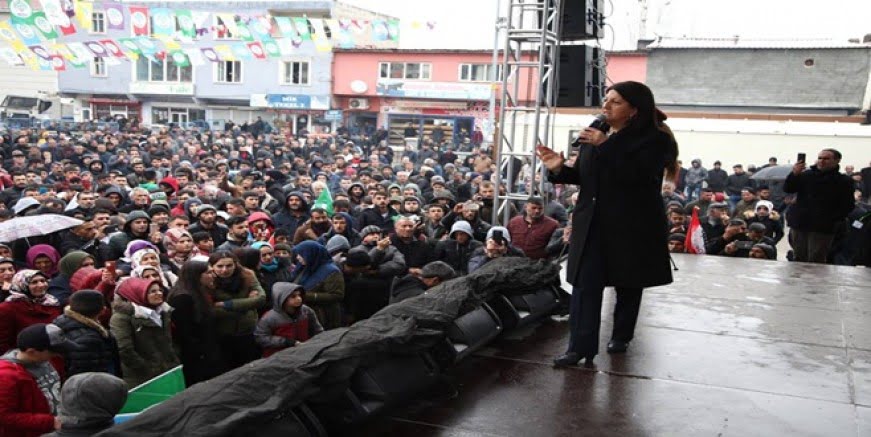 HDP EŞ GENEL BAŞKANI BULDAN DOĞUBAYAZIT'TA