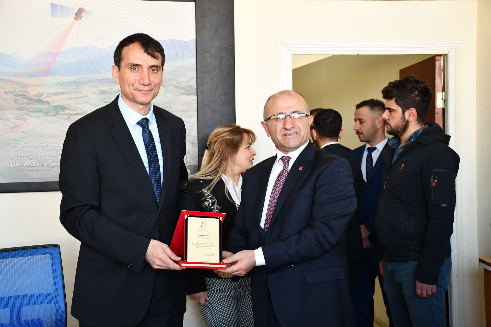 TAPUDA DEVİR TESLİM TÖRENİ