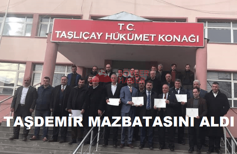 Taşdemir Mazbatasını Aldı