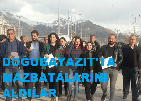 HDP ADAYLARI MAZBATALARINI ALDILAR