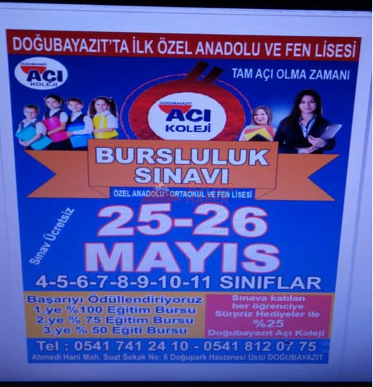 DOĞUBAYAZIT'TA AÇI KOLEJİ