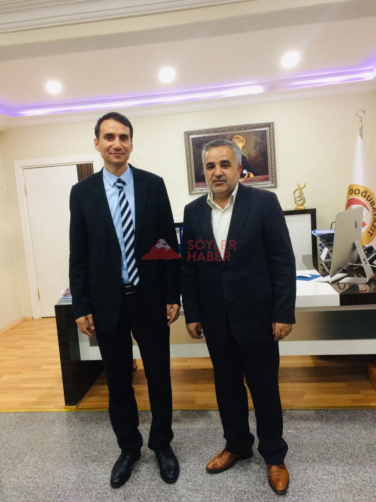 SÖYLER'DEN ENGİN'E ZİYARET