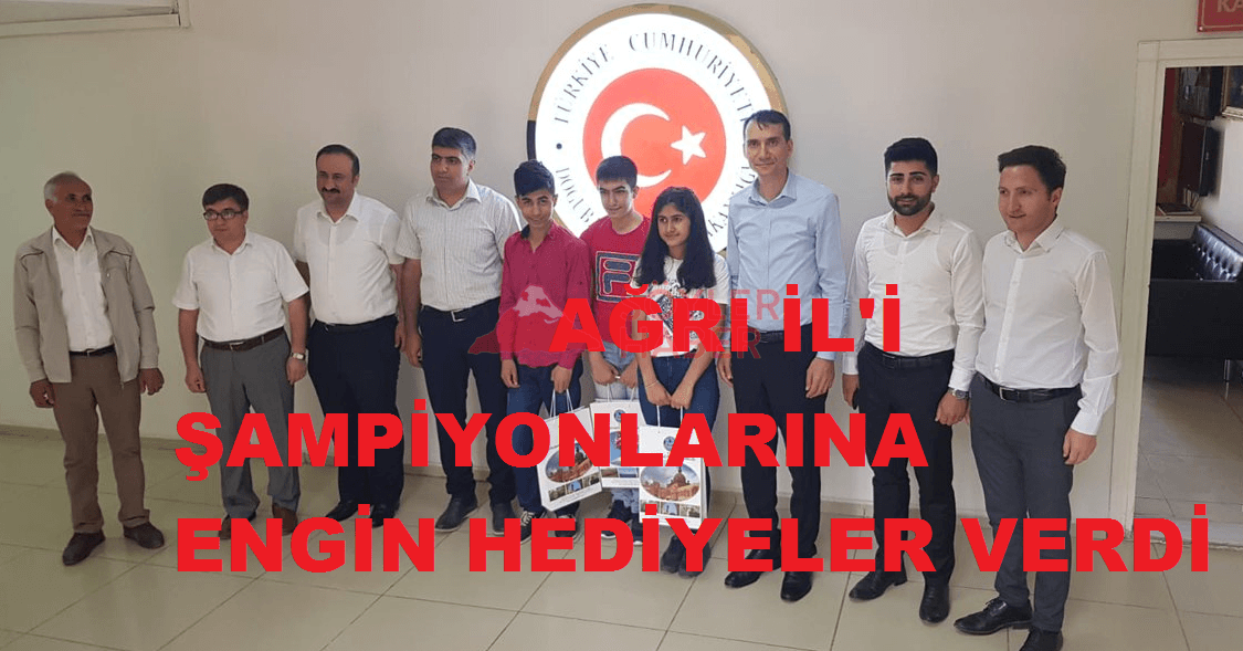 ZAFER ENGİN ŞAMPİYONLARA HEDİYELER VERDİ