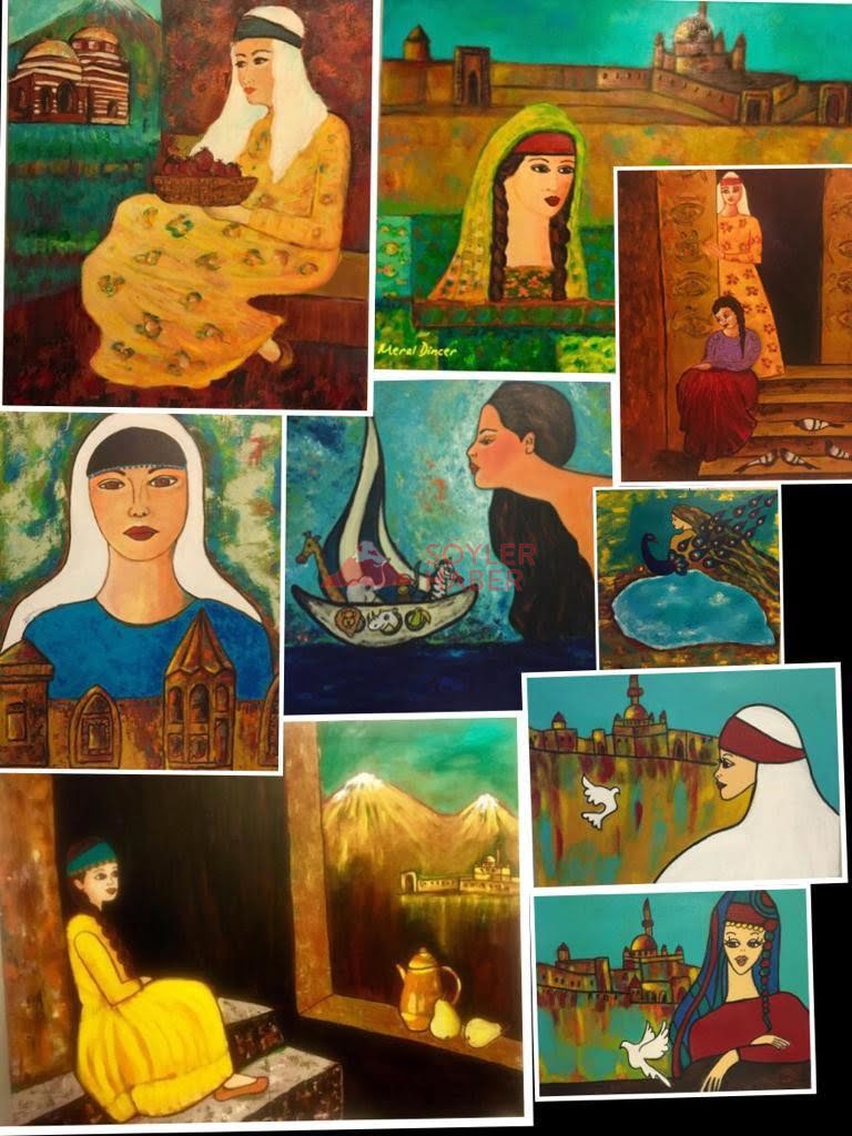 İshakpaşa Sarayı'nda Tuvale Yansıyan Ağrı Resim Sergisi