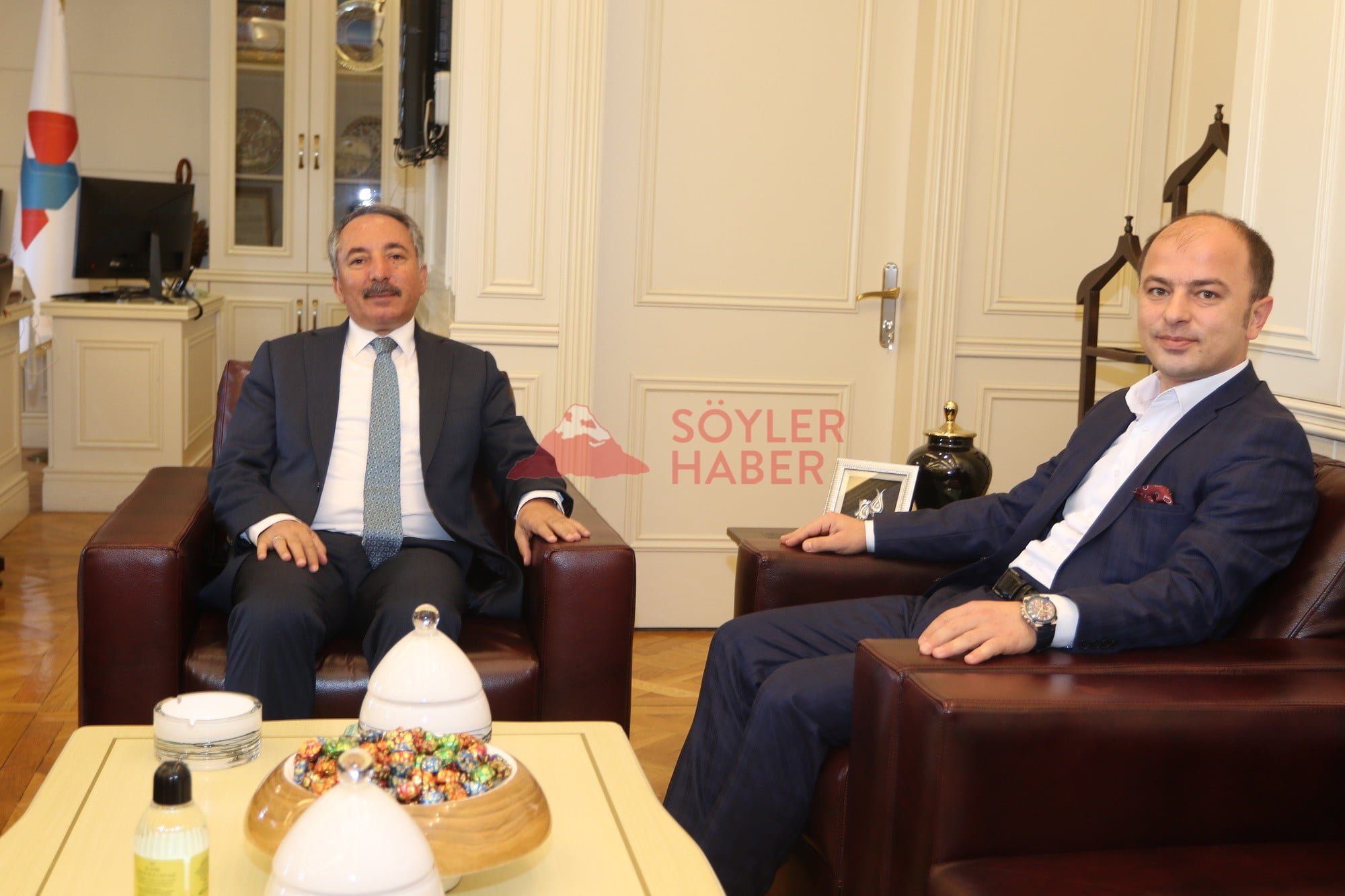 BAŞSAVCISI TURGUT REKTÖR KARABULUT'A İADEİ ZİYARET