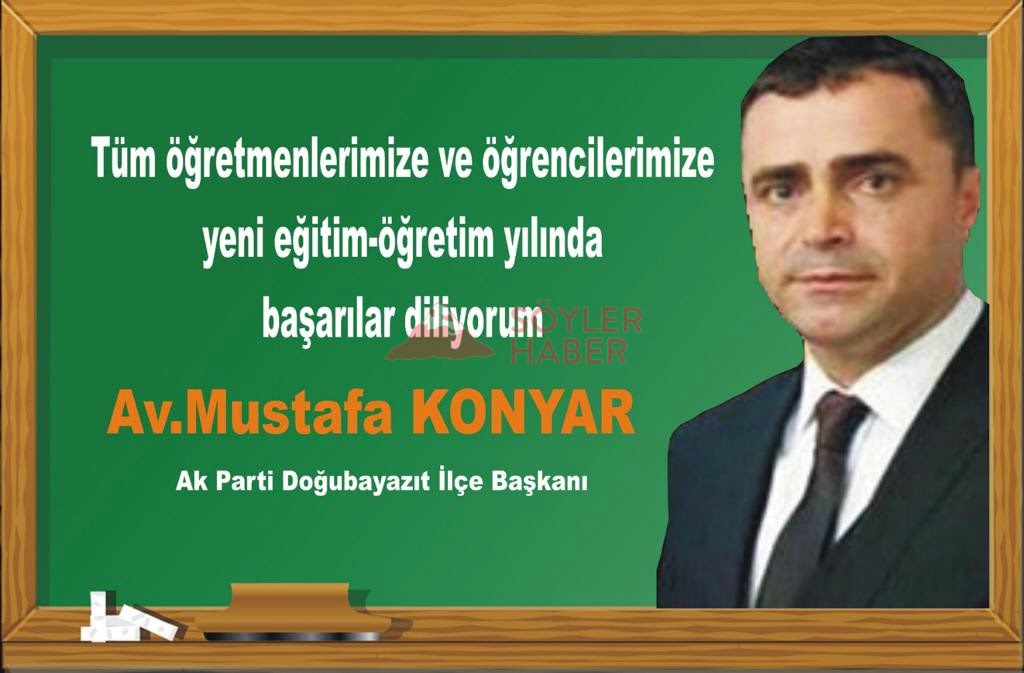 Başkan Konyar'dan Yeni Eğitim-Öğretim Yılı Mesajı