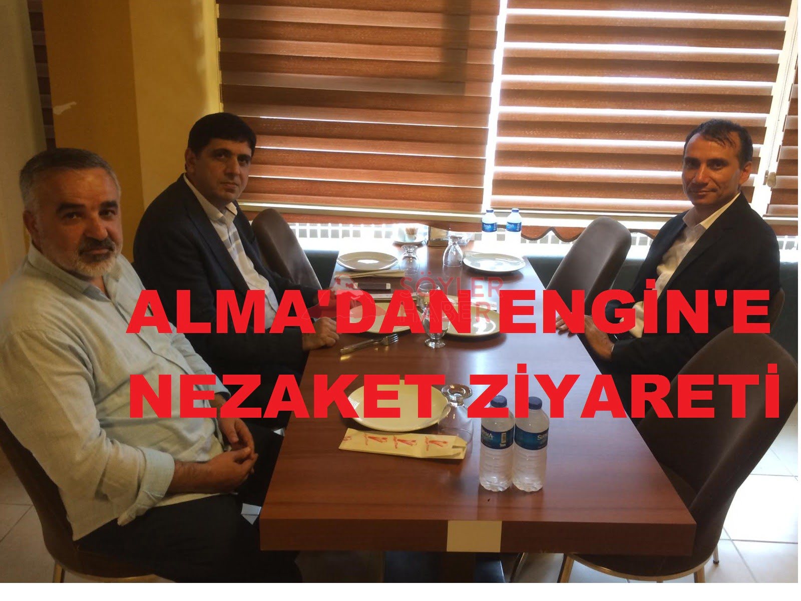 REKTÖR ALMA,DAN ENGİN'E NEZAKET ZİYARETİ