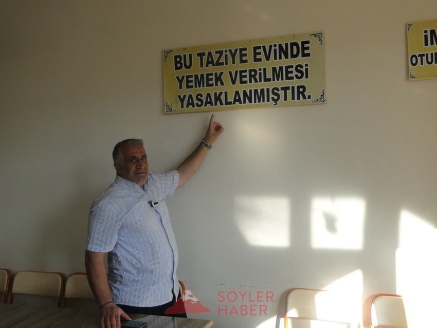 SARIGÜL MAHALLESİ'NDE (ZENGEZUR) TAZİYE YEMEĞİ KALDIRILDI