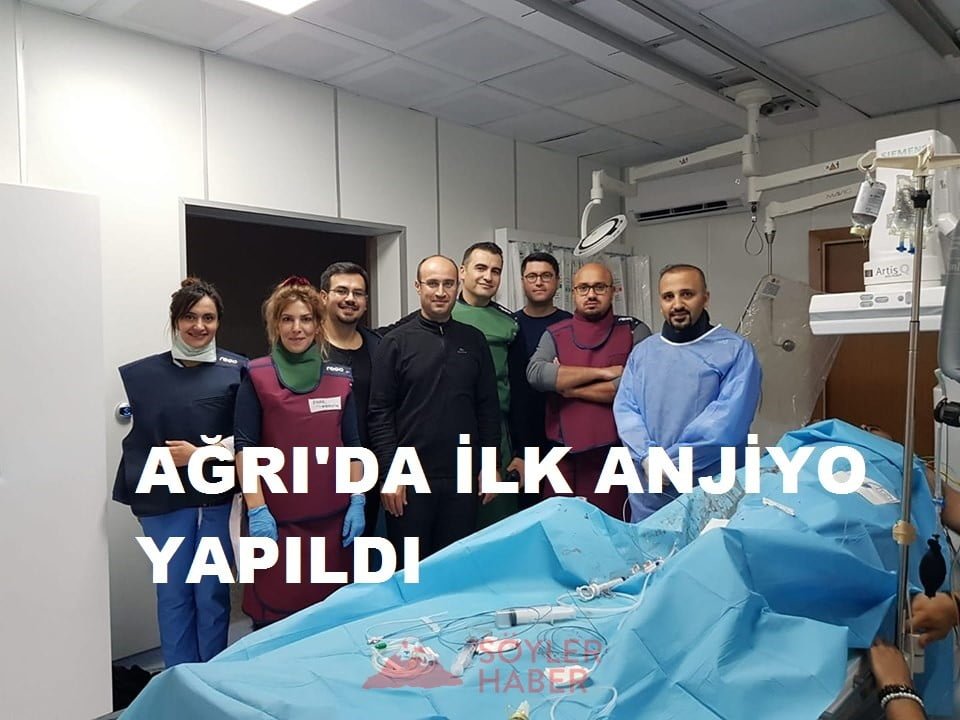 AĞRI'DA İLK ANJİYO YAPILDI