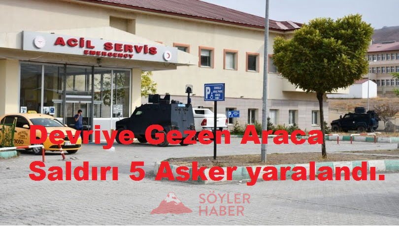 Doğubayazıt İran Sınır Boyunda Devriye Gezen Araca Saldırı 5 Asker Yaralandı.