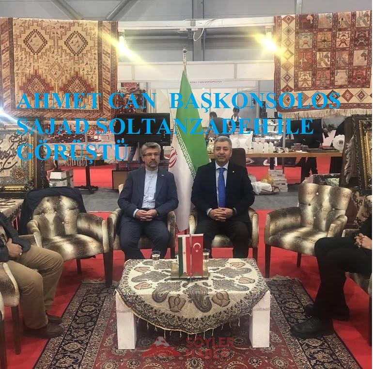 AHMET CAN İRAN ERZURUM BAŞKONSOLOSU SAJAD SOLTANZADEH İLE GÖRÜŞTÜ