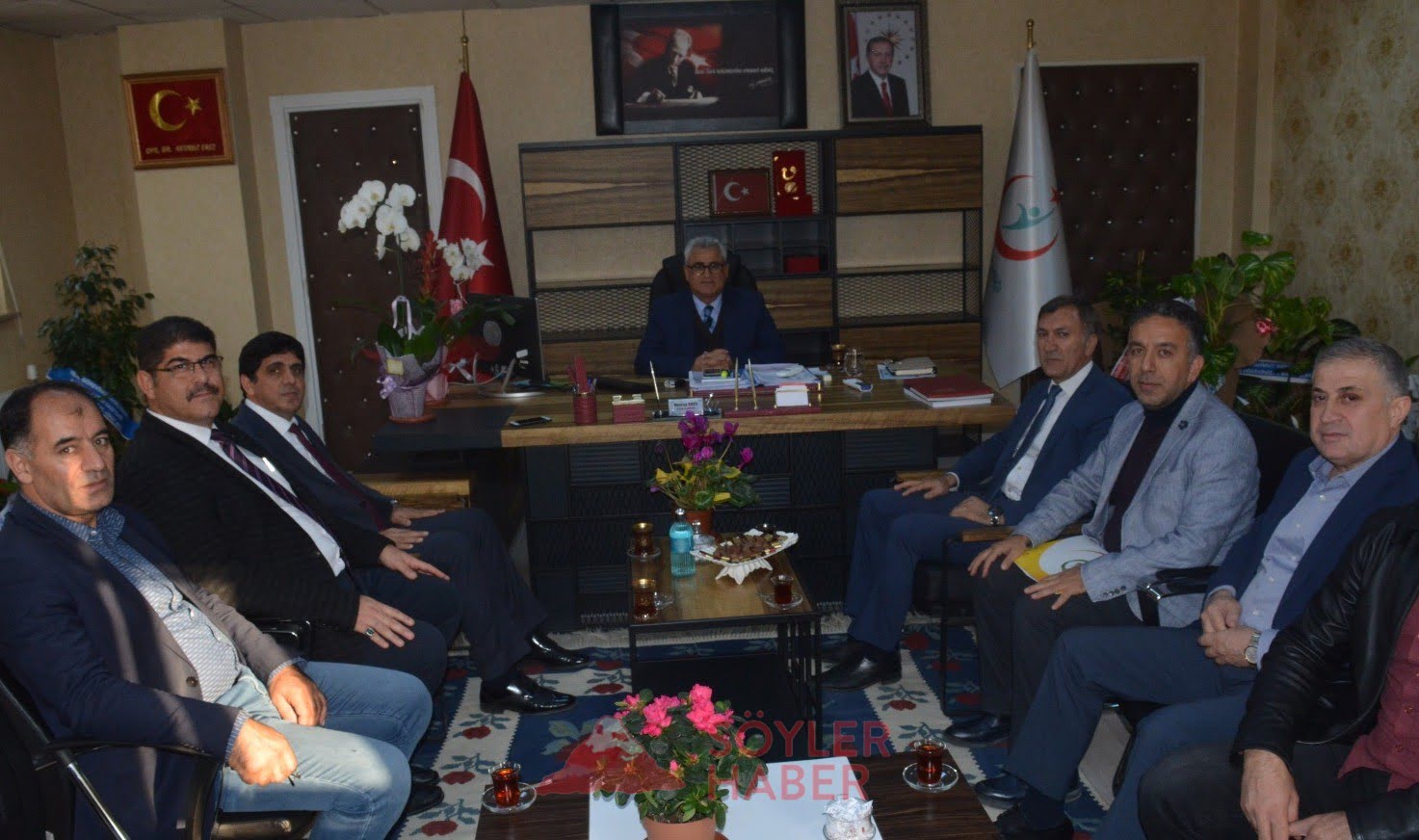 Rektör Alma'dan Iğdır İl Sağlık Müdürü Nevruz Erez'e Hayırlı Olsun Ziyareti