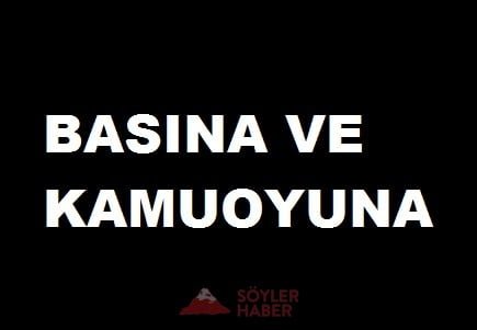 AĞRI VALİLİĞİNDEN BASINA VE KAMUOYUNA