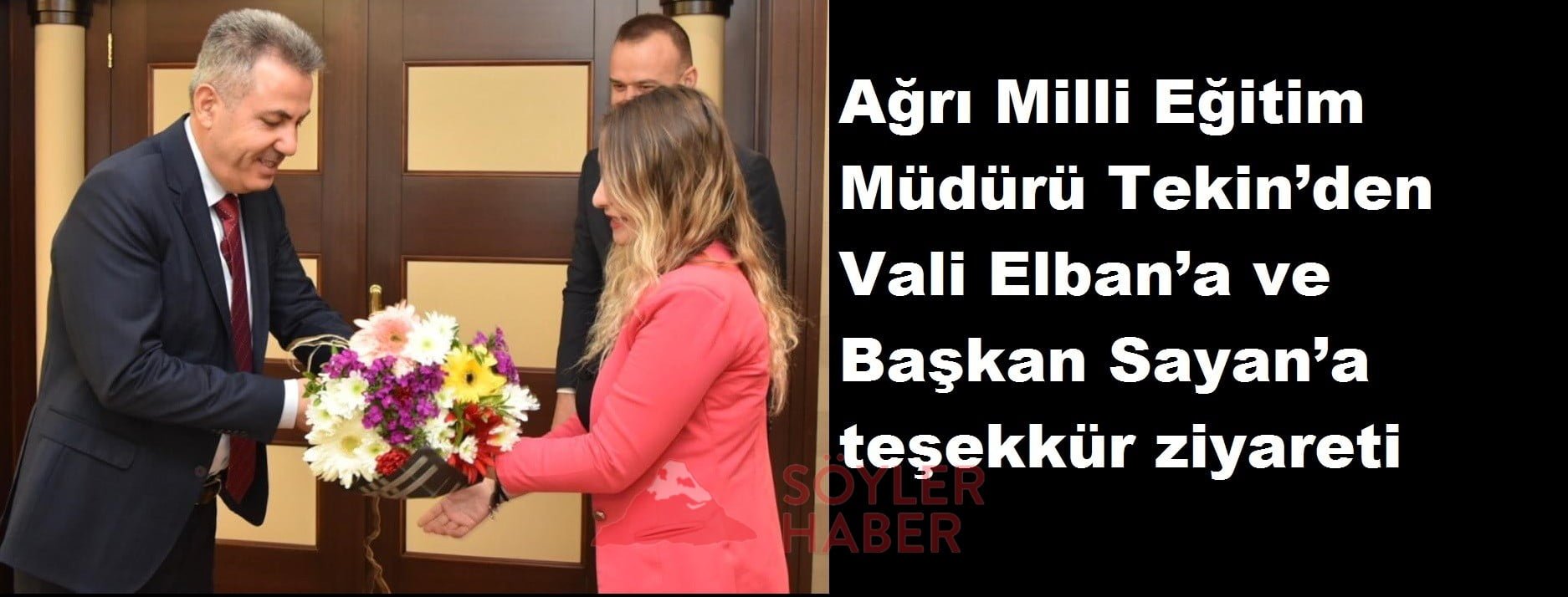 Müdür Tekin'den Vali Elban'a ve Başkan Sayan'a Teşekkür Ziyareti