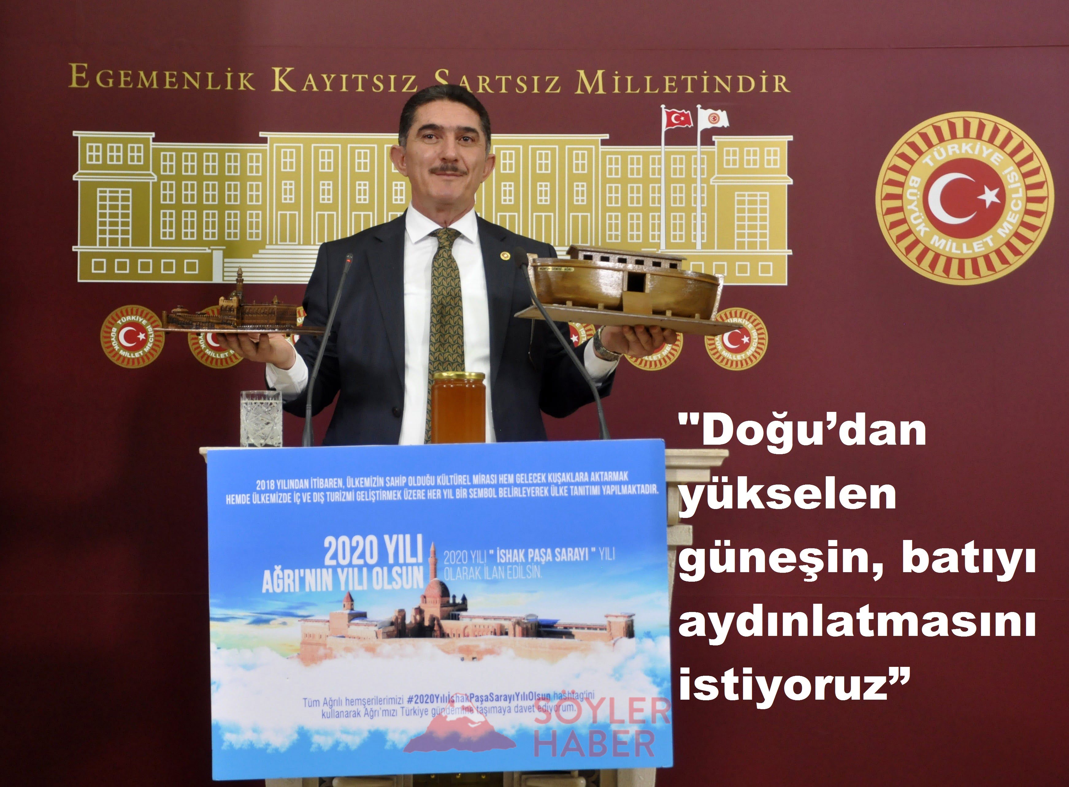 Milletvekili Çelebi, TBMM'de Ağrı'nın Turizm Potansiyelini Anlattı