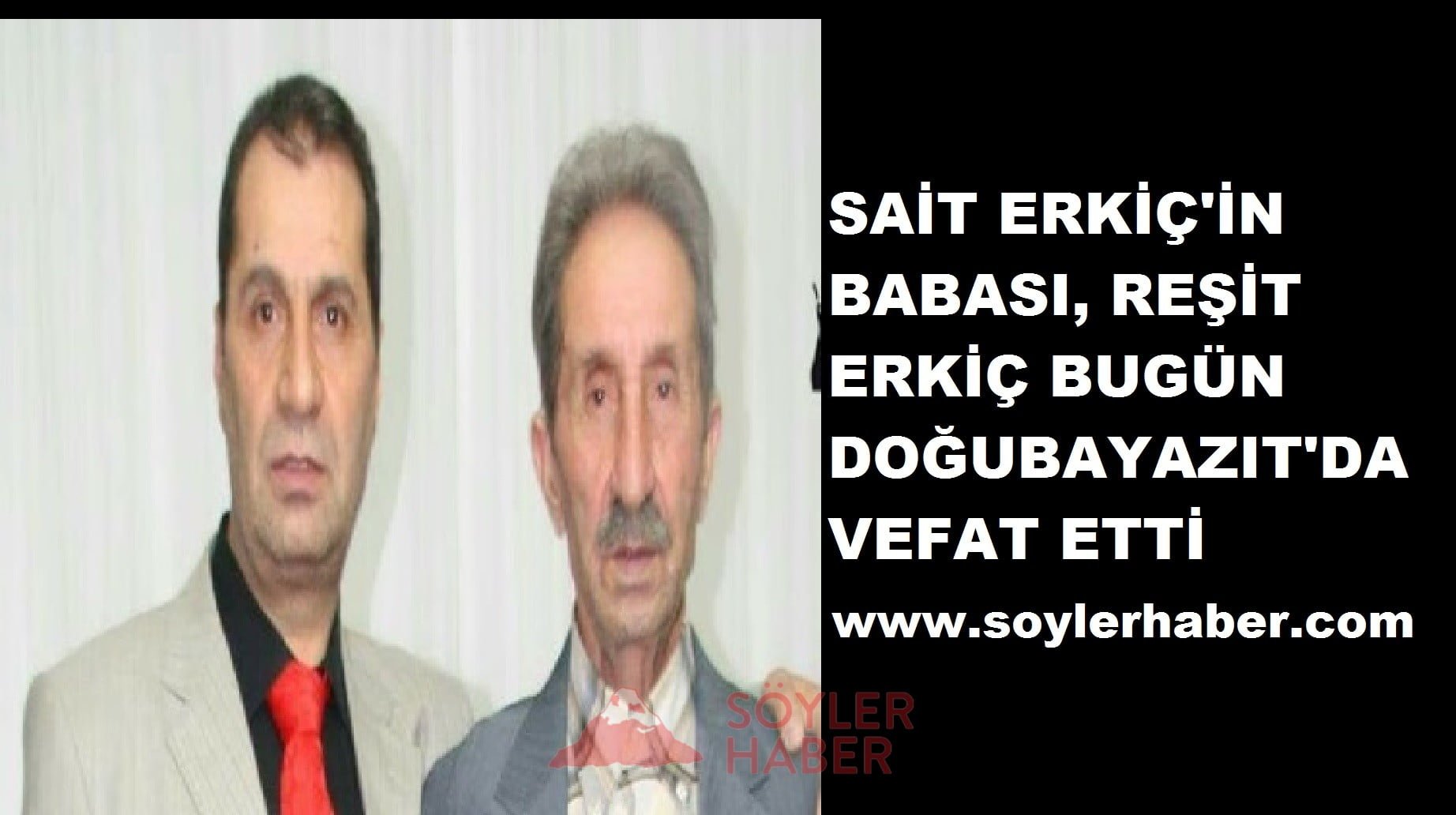 TERZİ REŞİT ERKİÇ VEFAT ETTİ.