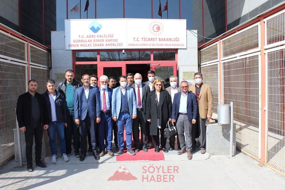 AK PARTİ TEŞKİLATI GÜRBULAK GÜMRÜK BÖL. MÜDÜRÜ ŞAHİN'E TAZİYE ZİYARETİ
