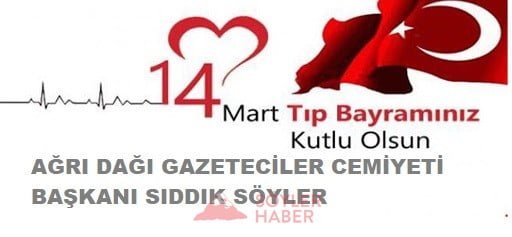 BAŞKAN SÖYLER'İN 14 MART TIP BAYRAMI KUTLAMASI