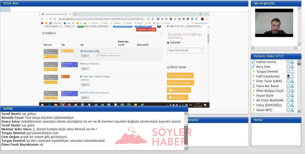 Iğdır Üniversitesinde Uzaktan Eğitim Maratonu Başladı