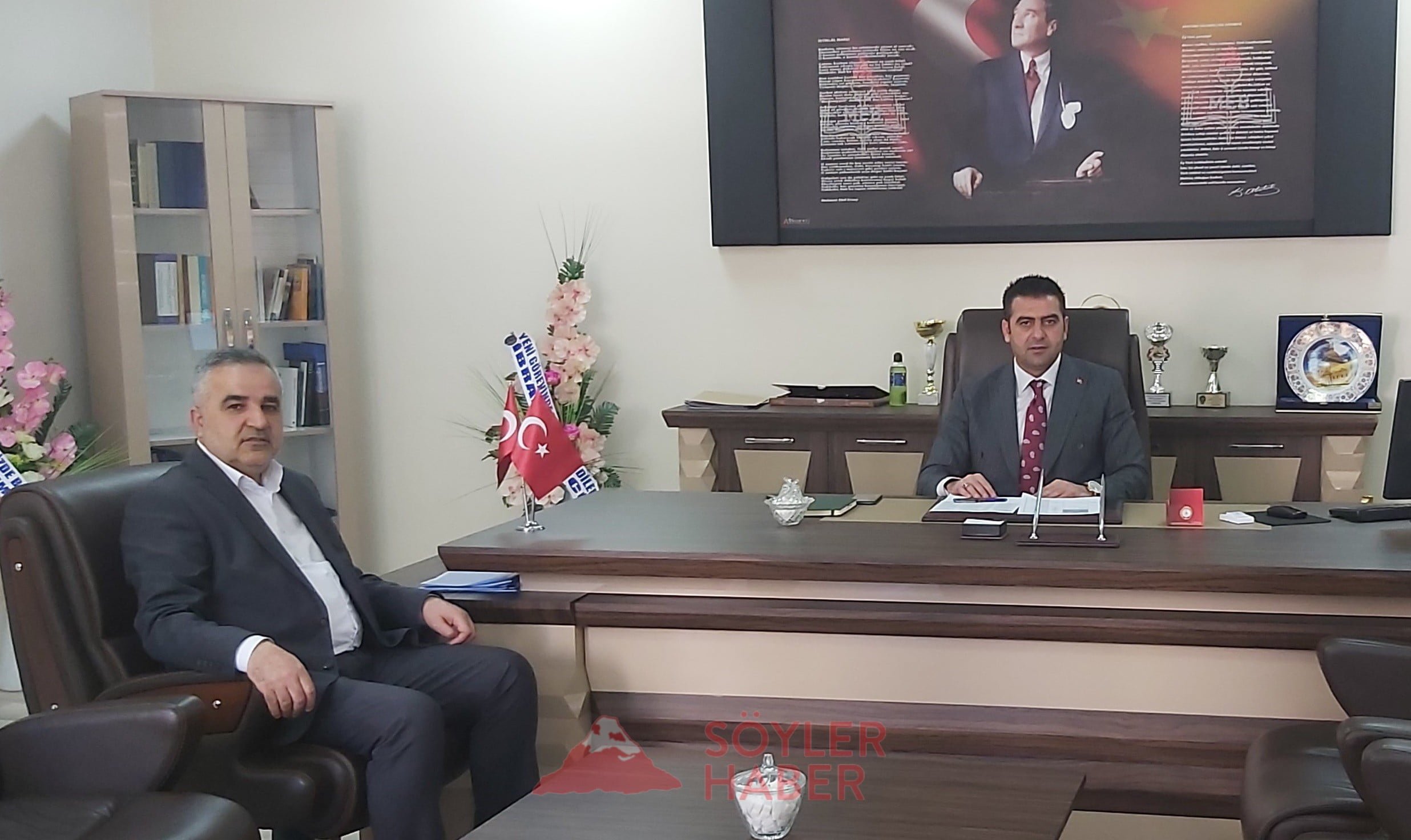Başkan Söyler 'den Doğubayazıt İlçe Milli Eğitim Müdürü Kösen'e ziyaret