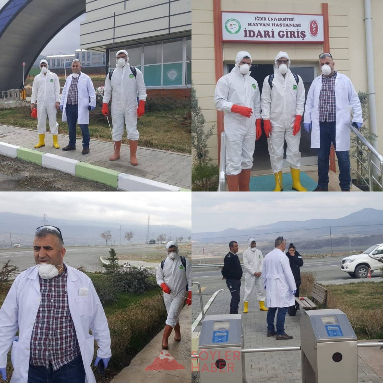 Iğdır Üniversitesinin Öz Kaynaklarıyla Gerçekleştirdiği Dezenfeksiyon Çalışmaları Tamamlandı