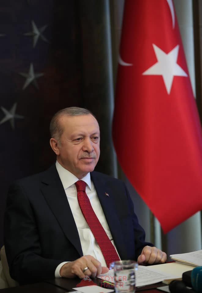 BAŞKAN ERDOĞAN, 81 İLİN BAŞKANI İLE VİDEO KONFERANSLA GÖRÜŞTÜ