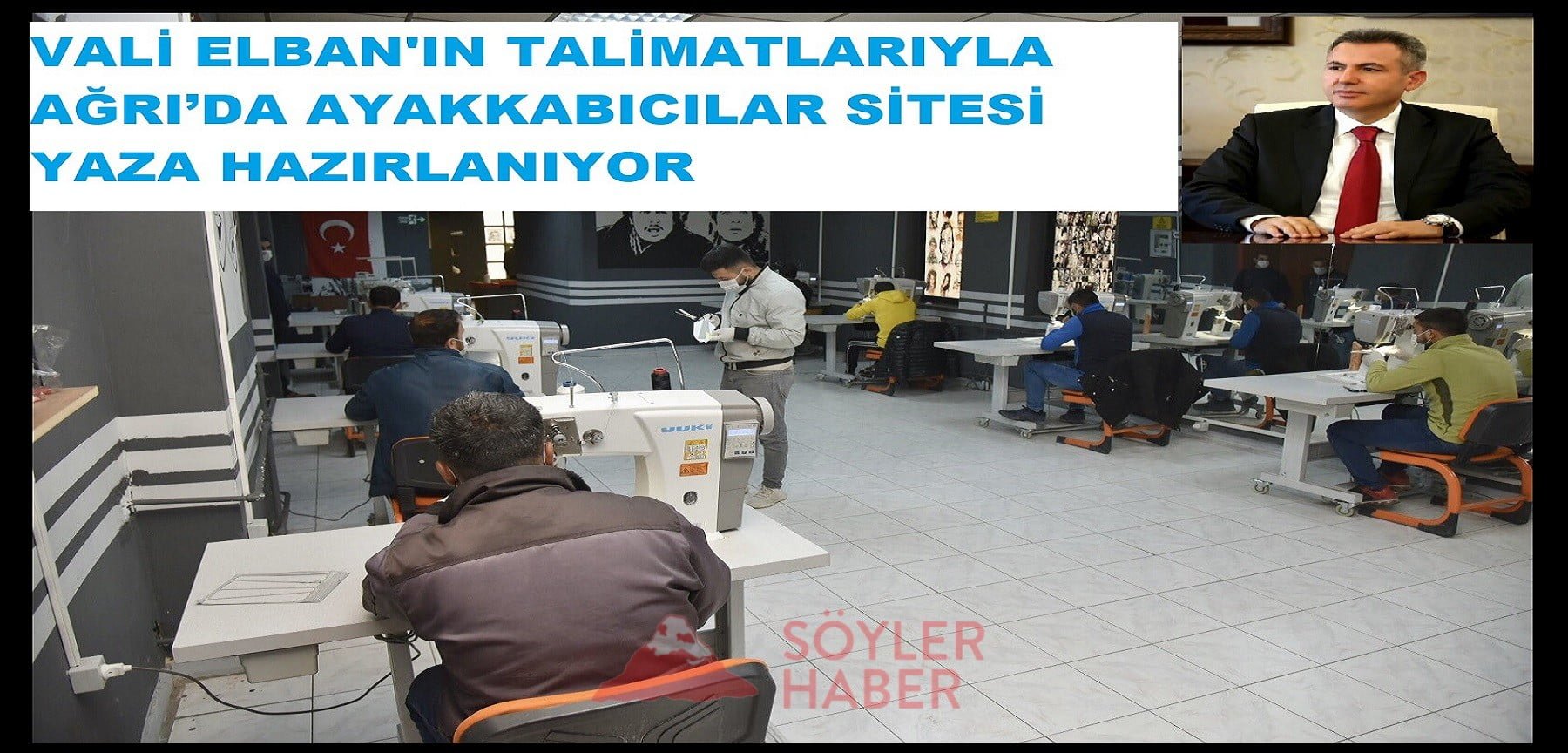 AĞRI'DA AYAKKABICILAR SİTESİ YAZA HAZIRLANIYOR