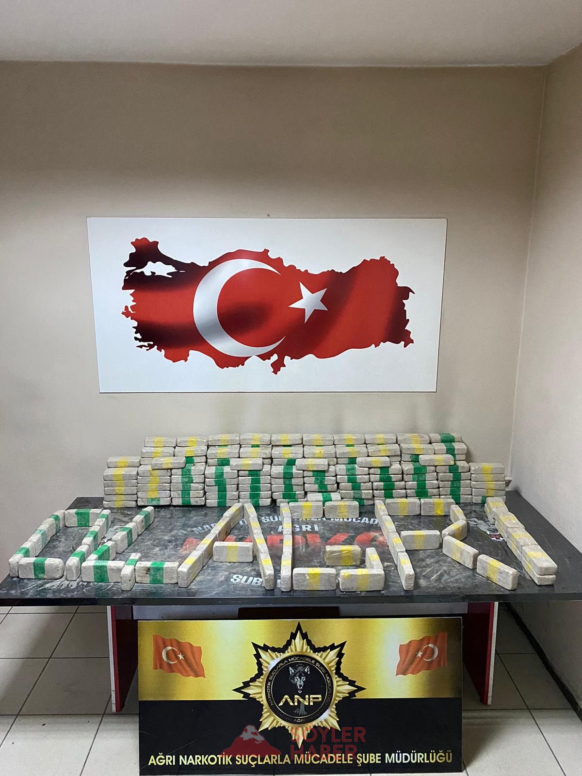 DOĞUBAYAZIT'TA 167 KG EROİN YAKALANDI