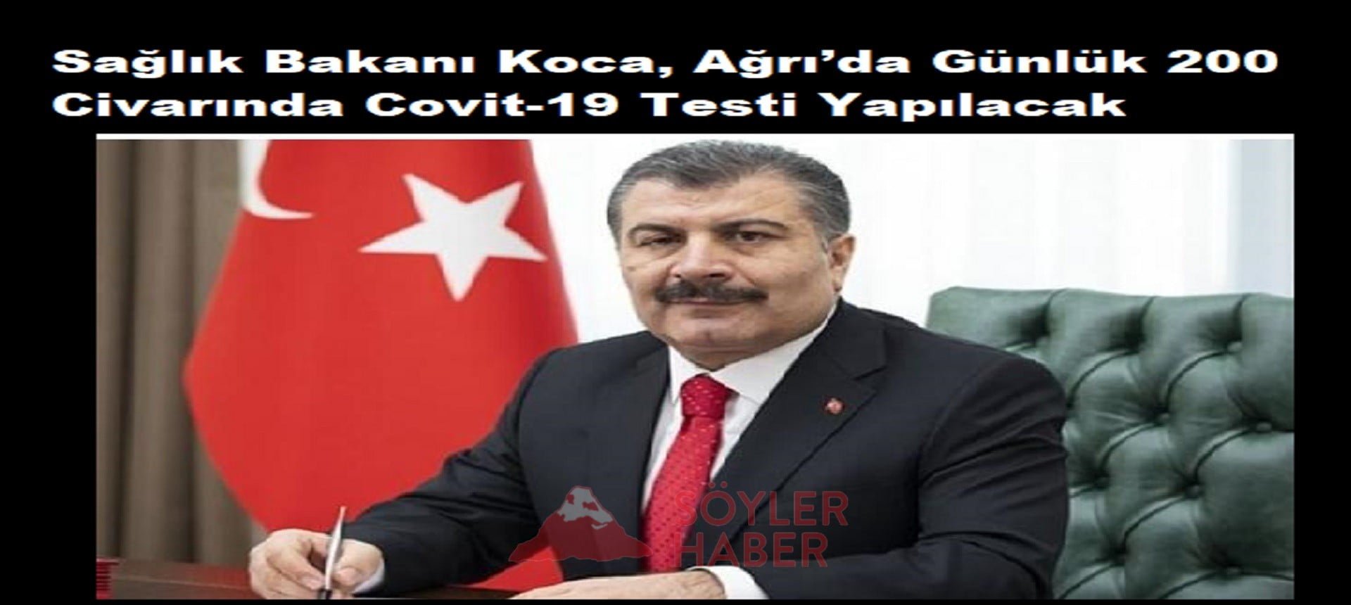 COVİD-19 TESTLERİ AĞRI'DA YAPILACAK