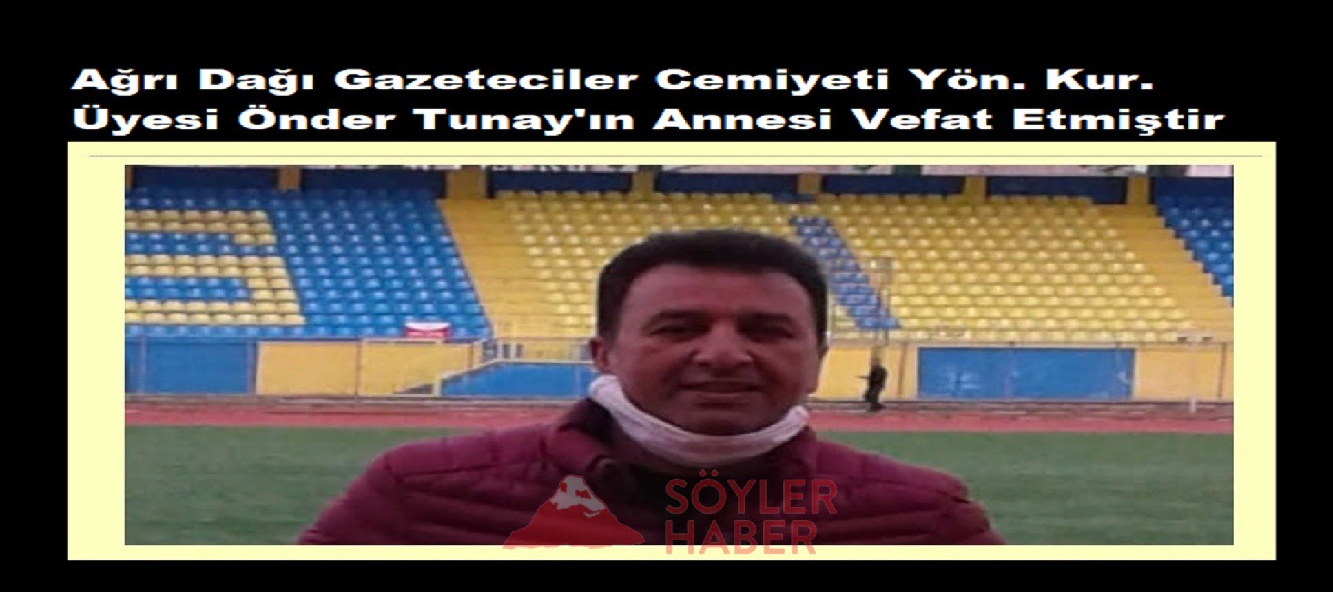 ADGC. YÖNETİM KURULU ÜYEMİZ ÖNDER TUNAY'IN ACI GÜNÜ