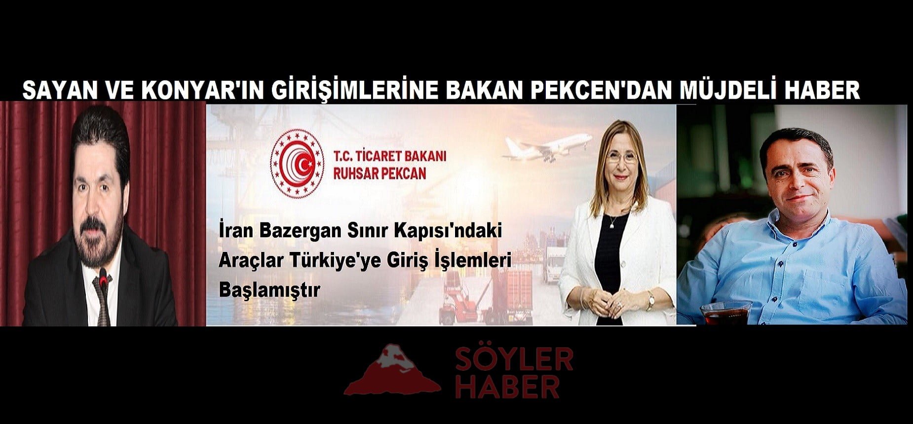 Bakan Pekcan açıkladı; İran Bazergan Sınır Kapısında bekleyen 280 TIR Türkiye'ye giriş yapıyor