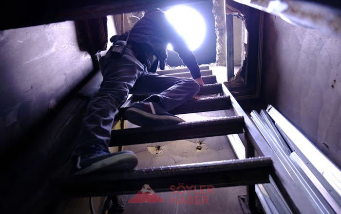 Polisten kaçmak için kıraathaneye tünel yapmışlar