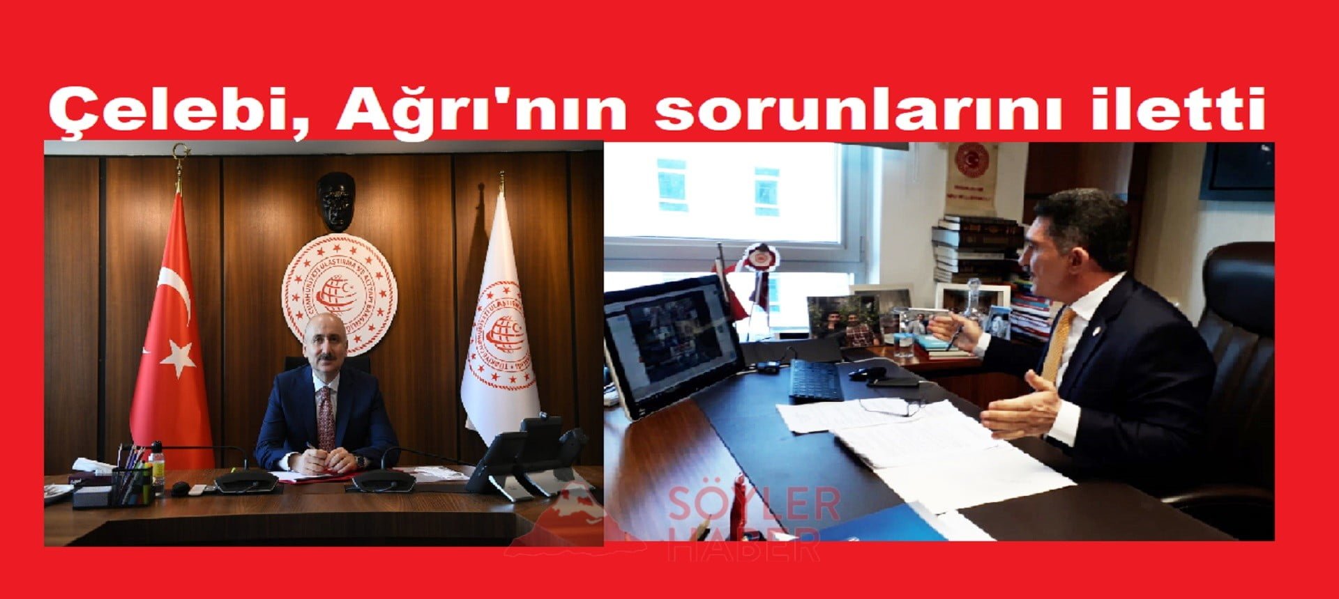 Ekrem Çelebi, Eski Bakana Teşekkür, Yeni Bakan'a Ağrı'nın Sorunlarını İletti.