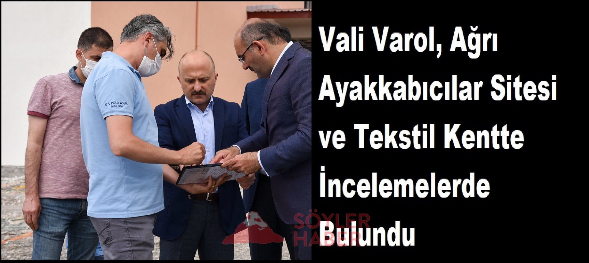 AĞRI VALİSİ VAROL AYAĞININ TOZUYLA SAHAYA İNDİ