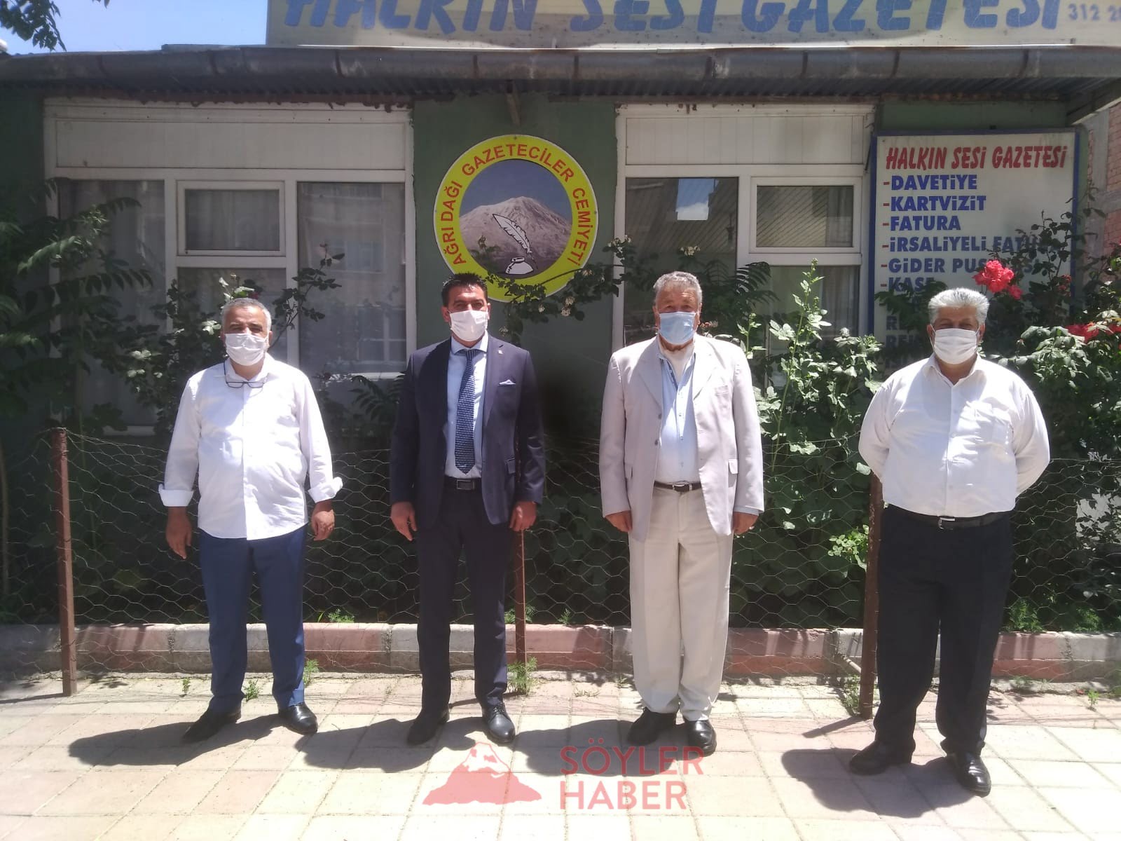 AĞRI DAĞI GAZETECİLER CEMİYETİ BAŞKANLIĞINA DOĞUBAYAZIT İLÇE MİLLİ EĞİTİM MÜDÜRÜNDE İADEYİ ZİYARET