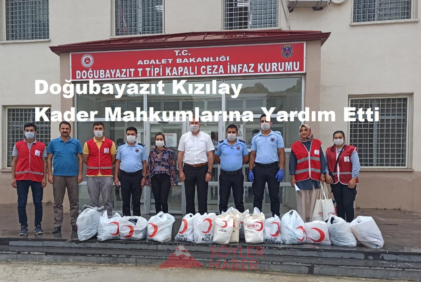 KIZILAY'DA DOĞUBAYAZIT CEZAEVİNE YARDIM