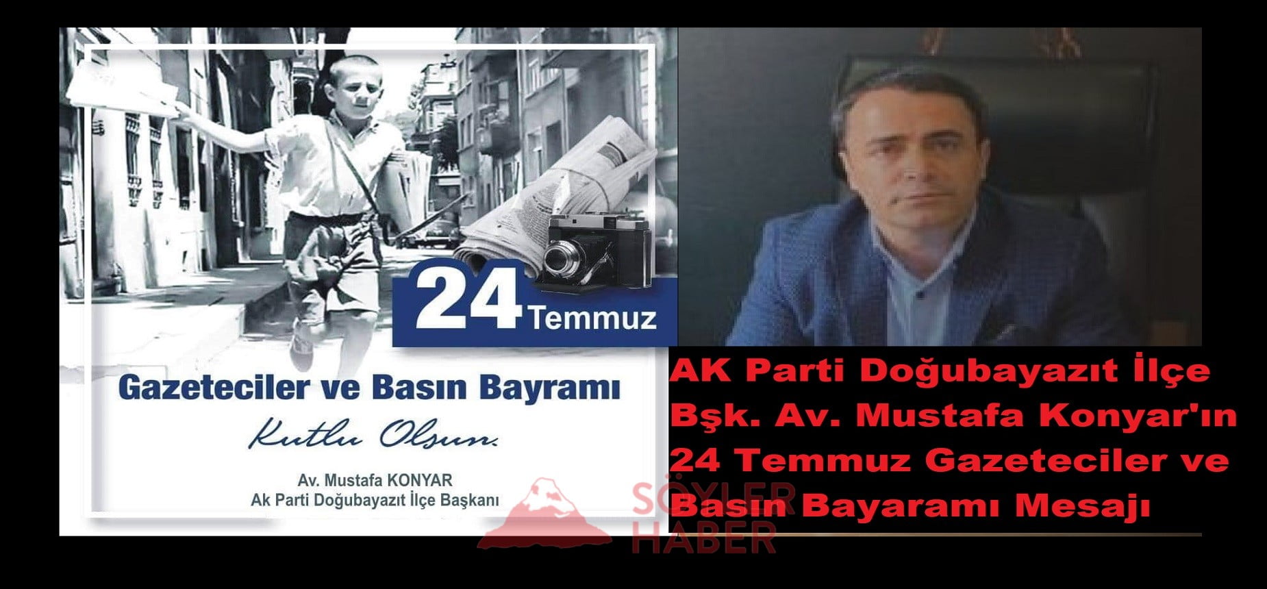 Başkan Konyar'ın 24 Temmuz "Gazeteciler ve Basın Bayramı Mesajı