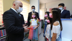 Vali Varol, Çocuk Evleri Sitesinde Kütüphanenin Açılış Törenine Katıldı