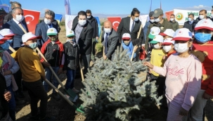 Ağrı'da "Geleceğe Nefes Kampanyası" 22.500 Fidan Toprakla Buluşacak