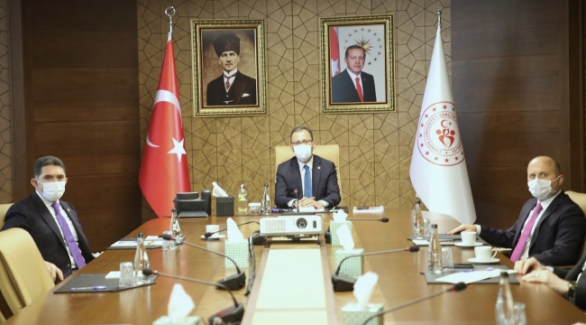 Ağrı heyetinden Bakan Kasapoğlu'na ziyaret