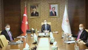 Ağrı heyetinden Bakan Kasapoğlu'na ziyaret