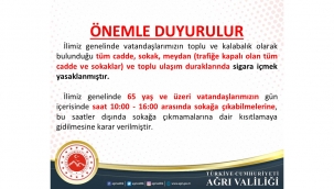 CADDE VE SOKAKLARDA SİGARA İÇİLMESİ YASAKLANDI