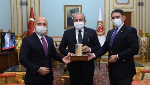 ÇELEBİ'DEN MECLİS BAŞKANI ŞENTOP'A TEŞEKKÜR