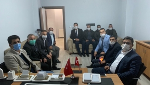 Taşlıçay Kaymakamı Ersöz'den Ağrı Yurt Ay Der'e ziyaret