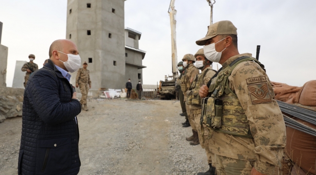 VALİ VAROL, KARAKUŞ ÜS BÖLGESİ'Nİ ZİYARET ETTİ