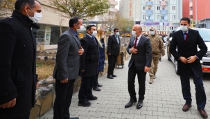 AĞRI VALİSİ DR.VAROL DOĞUBAYAZIT'DA KORONAVİRÜS TEDBİRLERİNİ ANLATTI VE İNCELEMELERDE BULUNDU
